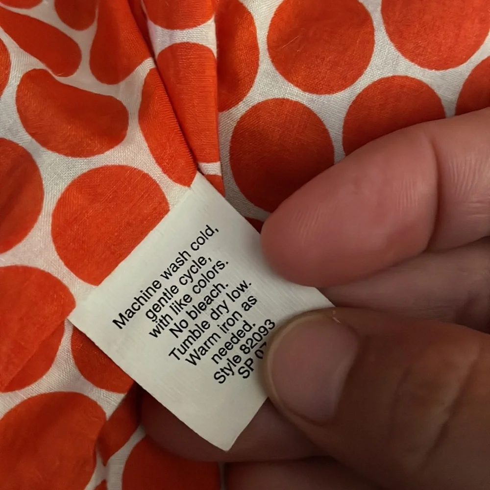Cropped Denim Orange Peacoat Jacket! - Picture 12 of 13